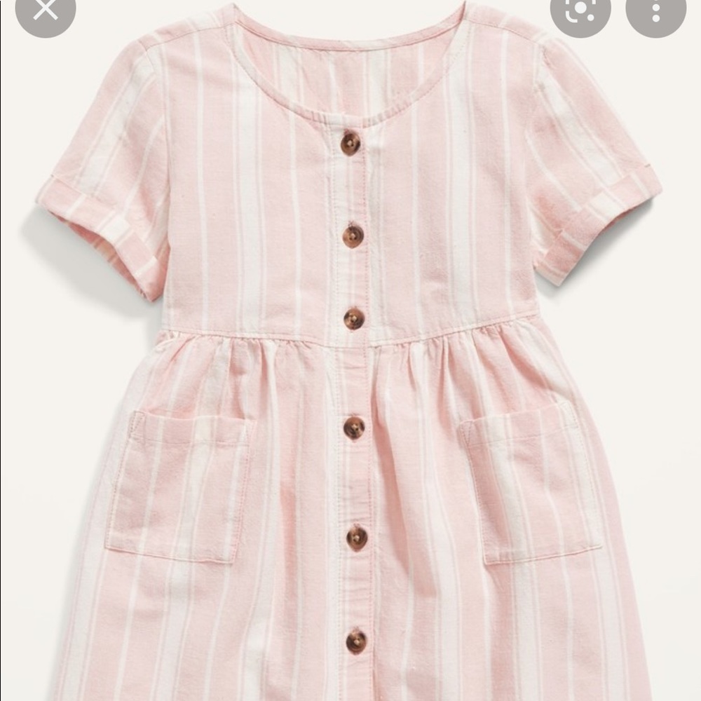 Old navy pink striped dress
